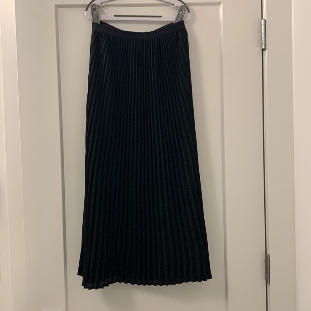 Babaton pleated midi skirt
